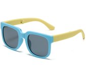 Nuevo marco grande plegable gafas de sol para niños gafas de sol polarizadas para bebés de silicona de moda al por mayor gafas anti-ultravioleta marea