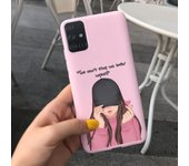 For Samsung Galaxy A51 A71 Case New Fashion Silicon Back Cover Phone Case For Samsung A515F A715F A 51 71 2019 Soft Cases Bumper