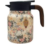 Vintage Floral Pattern Tea thermos, thermos Tea Pot, Vintage Floral Pattern Tea-Built
