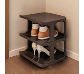 Removable Vertical Shoe Rack Stackable 2-8 Layers Layered Shoe Cabinets Saving Space Anti-drop Standing Shoe Shelf Living Room