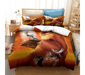 The Lion King Simba Love Child Duvet Cover Set HD Comforter Cover for Kids Bedding Sets Bedclothes Bedroom Decor