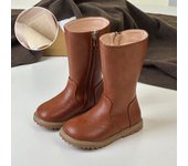 Botas para niños Botas altas Botas largas Botas de cuero para bebés