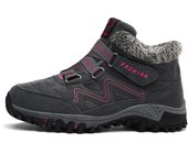 Botas de nieve para hombre otoño e invierno antideslizantes cálidos zapatos de algodón casuales de caña alta