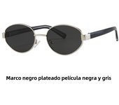 Nueva luz de lujo estilo dinero antiguo gafas de sol retro moda metal pequeño marco redondo placa de las mujeres de gama alta gafas de sol polarizadas
