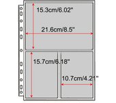 A4 Binder Photocards Holder Kpop Photo Card Page 2/3/4/9/10 Pocket Sleeves PVC Free Photo Album Refills 4x6 10x15 Pocket Sleeves