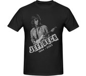 Jeff Beck T Shirt Mens Summer Crew Neck Tee Cotton Casual Short Sleeve Tshirt