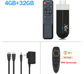 X98 S500 Android 11.0 Smart TV Stick Amlogic S905Y4 Quad Core 2.4G/5G WiFi AV1 Media Player X98 TV Dongle 2G 16G Set Top Box