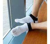 1 Pair of EU38-44 Five Finger Socks Mesh Cotton No Show Ankle Socks Anti Friction Breathable Male Short Socks Stay At Home