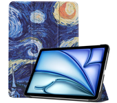 Case For iPad Air 2024 11 inch Cover Smart Magnetic Protective PU Leather Hard Back Tablet Case For iPad Air 11'' 2024 M2 Case