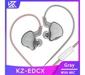 KZ EDCX New Earphones Surround Stereo HiFI Deep Bass Earbuds In Ear Monitor Headphones Game Sport HIFI Noise Cancelling Headsets