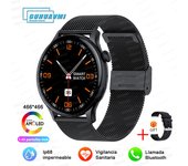 2024 New NFC Reloj inteligente Men 466*466 Screen GPS Track Sport Watches Women Magnetic Charging Bluetooth Call ECG Smartwatch