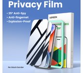 UGREEN 2PCS Screen Protector For iPhone 16 15 14 13 12 11 Pro Max Tempered Glass For iPhone 16 Plus Screen Protectors 15pro Film