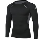 Camiseta De Running Para Hombre Camiseta Deportiva De Fitness Secado Rápido T-Shirt De Entrenamiento Térmica Camiseta De Gimnasio