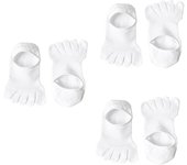 3Pairs Comfort Thin Men's Five Toe Socks Mesh Breathable Five Finger Socks Absorb Sweat Summer Socks Cotton Boat Socks Summer