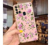Maple Leaf Couple Heart Cases For Samsung A21s Case Silicone Cover Samsung Galaxy A21s SM-A215F Camera Protection Casing Soft