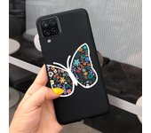 For Samsung M12 Cases Samsung Galaxy A12 F12 Cover Back Shell Soft Silicone Zebra Block Coque Capas A 12 M 12 Soft Housing Case