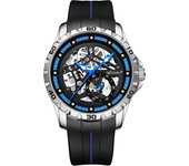 Ailang-reloj mecánico de marca famosa para hombre, cronógrafo de buceo, informal, a la moda, con correa automática hueca