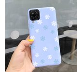 For Samsung Galaxy A12 Case 6.5" Shockproof Flower Back Cover For Samsung A12 A 12 Cute Girl Soft Silicone Phone Fundas Bumper