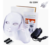 7 Colors Light LED Facial Mask with Neck Face Care Treatment Beauty Anti Acne Therapy Face Whitening Skin Rejuvenation Machine