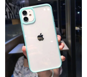 Funda de silicona transparente de Color bonito para iPhone 15 14 13 12 11 Pro Max Mini XR X Xs 7 8 6 6s Plus funda trasera Simple a prueba de golpes