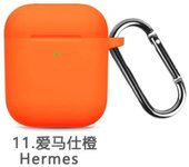 Silicone Cases With Hook Cover For Apple Airpods 1/2 Protective Shockproof Wireless Earphone Cover For airpods 2 1 case Box Bags