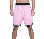 Pantalones cortos de baloncesto de estilo americano de corte holgado de verano para hombre, malla fina, secado rápido para deportes, correr y ropa informal