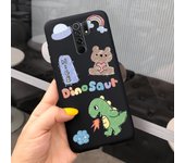 For Redmi 9 Phone Case 6.53 inch Xiaimi Redmi 9 Soft Silicone Phone Cases TPU Back Cover On Capa Redmi9 Cute Bear Cartoon Bumper