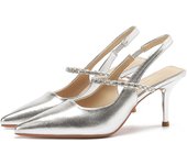 2024 new style women's shoes/sandals/high heels/stilettos/pointed toes/spring/summer/autumn/winter/banquet/wedding/work/leather/Bare Pink