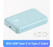 Baseus Power Bank 10000mAh 20W Mini Magnetic Wireless Fast Charge Auto-wake For iPhone 16 15 14 13 Pro Max Magsafe Powerbank