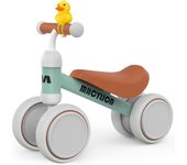 Bicicleta sin Pedales para niños a Partir de 1 año de Equilibrio, Juguetes Bebes 1 Año, Bici Bebe con 4 Ruedas para bebés de 10 a 24 Meses, Pimera Bicicleta para Niños y Niñas como Regalo