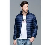 Nueva Chaqueta De Algodón Ligera Para Hombre Otoño E Invierno Con Aislamiento Térmico Ultrafino Estilo Casual Cuello Alto Abrigo Diario
