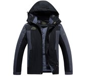 Winter Men's Padding Jacket Causal Men's Waterproof Hooded Coats Male Fleece Thicken Warm Windbreaker Hiking Jacket Clothing 9XL