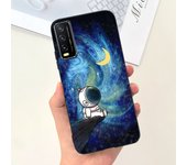 For Vivo Y20 V2029 Case Cute Astronaut Cartoon Soft Cover For Vivo Y20i Y20S Y20A Y20G Y11S Y12S VivoY20 Y 20i Shockproof Bumper