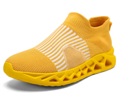 2025 zapatillas de correr moradas de moda para hombre, calcetines, zapatos deportivos de talla grande 48, zapatillas transpirables sin cordones para mujer, zapatillas deportivas para hombre