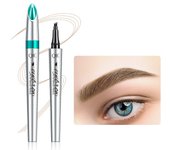 4 Tip 3D Waterproof Liquid Eyebrow Pencil Portable Long Lasting Eyebrow Pencil for Women Daily Use