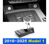 Vtear For Audi Q5 / Q5 Sportback 2025~2018 Car Mobile phone charger Wireless QI Charger 15W Fast Charging Panel Adapter Interior Product Auto Accessories