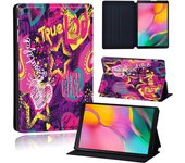 For Samsung Galaxy Tab A8 10.5/A7 Lite 8.7/A7 10.4/A A6 10.1/A 8.0/10.1/10.5 Inch Graffiti Art Pattern Leather Tablet Stand Case