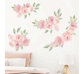 Small Fresh Green Plant Vines Leaf Bedroom Living Room Landscaping Decorative Wall Stickers Self-adhesive Decal Mural Decoration