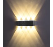 Waterproof Wall Lamp Round Indoor Outdoor Universal Wall Lamp for Door Head, Stairs