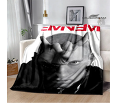 Eminem hip -hop singer printing blanket Warm Flannel Blankets Picnic blanket blankets for beds cubre cama Birthday Gift