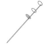 Ground Stainless Steel Rod Rest Stand Ground Spike Fishing Rod Holder Ground Rod Holder Fishing Rod Support Fishing Pole Stand