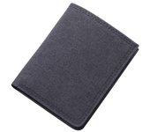 Cartera Corta Para Hombre Con Clip De Dinero Y Monedero De Tres Plegables De Lona Casuaria Estilo Casual Cartera De Tarjetas