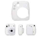 New Camera Silicone for Fujifilm Instax Mini11 11 Protective Cover Soft Shell Solid Color Scratch-proof Case