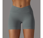 Women High Waist Workout Fitness Yoga Shorts Gym Push Up Yoga Leggings Scrunch Butt Seamless Sports Shorts