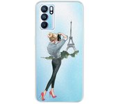For OPPO Reno6 4G Case Fall Resistant Ultra Thin Slim Phone Case For OPPO Reno 6 CPH2235 Clear Matte Soft TPU Bumper Housing