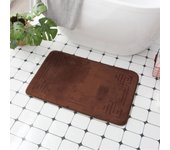 Cobblestone Embossed Bath Mat Non-slip Bathroom Carpets In Wash Basin Bathtub Side Floor Rug Shower Room Doormat Memory Foam Pad