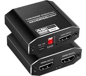 ProAV 4K UHD HDMI Splitter 2.0 1x2 HDMI 2.0 Splitter HDCP 2.2 HDR Splitter HDMI 2.0 4K HDMI2.0 Splitter For Blu-ray DVD PS3 PS4