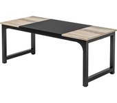 Modern Simple Computer Desk, 47 inch Vintage Office Desk Computer Table, Study Writing Study Desk Workstation for Home Office, Rustic Brown