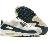 【Leten】 Air Max 90 Fashionable Versatile Comfortable Air-cushioned Against Impact Casual Running Shoe Beige Green Sneakers Wall Stickers
