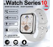2025 New Watch 10 Smart Watch Men's Sports NFC Always Display Body Temperature Fitness Series For iOS Original 500+Customized Wallpaper, Fashion Gift Bluetooth Call Smart Watch